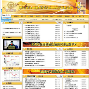 网站模板企业 黄金投资网源码黄金理财网源码黄金投资咨询网源码-淘宝网